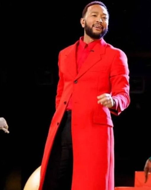 The Voice John Legend Red Coat