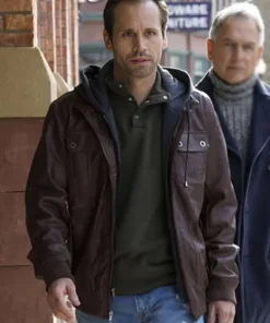 Bodie Whitman NCIS Brown Leather Jacket