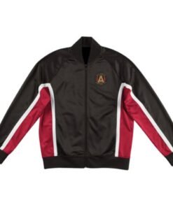 Tricolor Atlanta United Fc MLS Team Satin Jacket