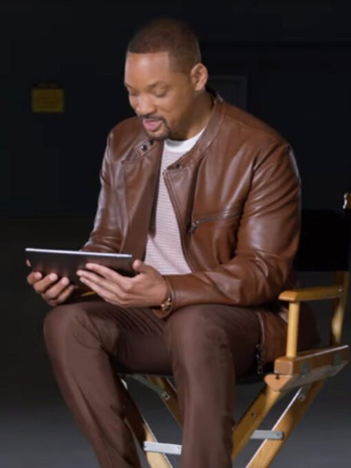 Will Smith Bad Boys Ride Or Die Brown Leather Jacket