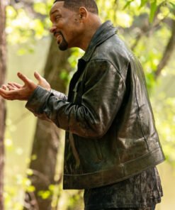 Bad Boys Ride Or Die Will Smith Brown Leather Jacket