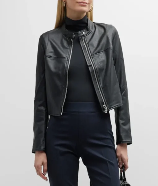 Women’s Like Leather Moto Jacket