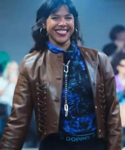 La Maison Paloma Castel Brown Leather Jacket