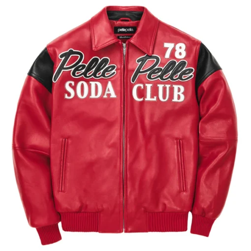 Pelle Pelle Red Soda Club Plush Jacket