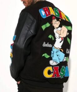 Popeye Chasing Cash Varsity Jacket