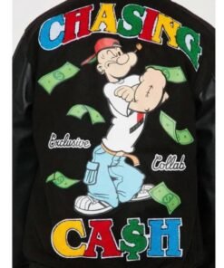 Popeye Chasing Cash Varsity Jacket