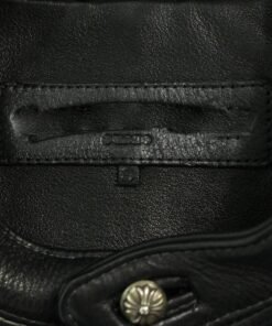 Chrome Hearts Single Riders Leather Jacket