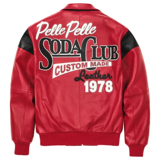 Pelle Pelle Red Soda Club Plush Jacket