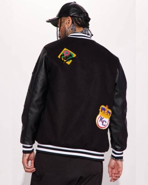 NLB Black Varsity Jacket