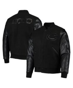 NFL Chicago Bears Black Varsity Jacket