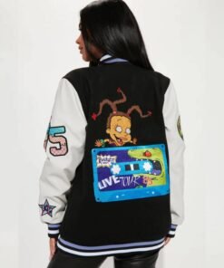 Rugrats Varsity Black & White Jacket