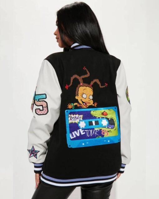 Rugrats Varsity Black & White Jacket