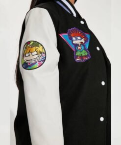 Rugrats Varsity Black & White Jacket