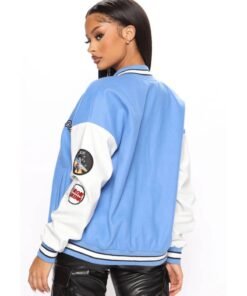 Star Athlete Light Blue Varsity Jacket