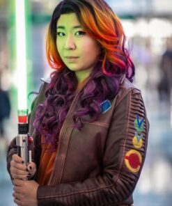 Ahsoka 2023 Sabine Wren Brown Leather Jacket