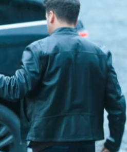 Andrew Mathews Sullivan’s Crossing Black Leather Jacket