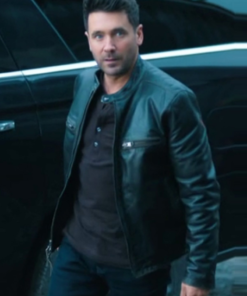 Andrew Mathews Sullivan’s Crossing Black Leather Jacket