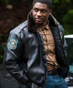 Andy Kendrick Murder In A Small Town Black Leather Jacket