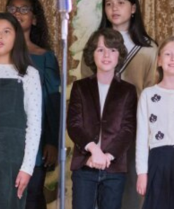 Azriel Dalman All I Need For Christmas 2024 Maroon Blazer