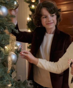 Azriel Dalman All I Need For Christmas 2024 Maroon Blazer