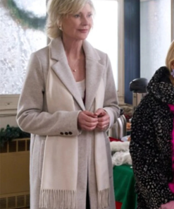 Beth Broderick Holiday Mismatch White Coat