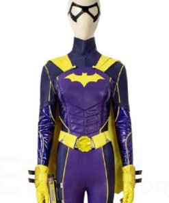 Gotham Knights Batgirl Purple Leather Jacket