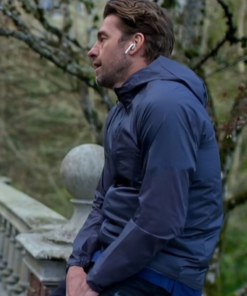 Cellar Door Scott Speedman Blue Hooded Jacket