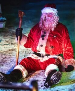 Christmas Bloody Christmas Santa Claus Jacket With Free Cap