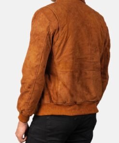 Coffmen Brown Suede A2 Bomber Jacket