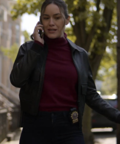 Felicia Lewis Power Book II Ghost S04 Black Leather Jacket