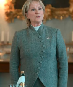 The Diplomat 2024 Penny Downie Asymmetric Blazer