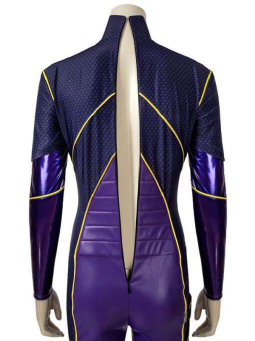 Gotham Knights Batgirl Purple Leather Jacket