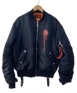 HAL Back Logo Ma-1 Flight Nylon Jacket