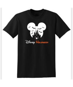 Halloween 2023 Disney Logo Black T-shirt