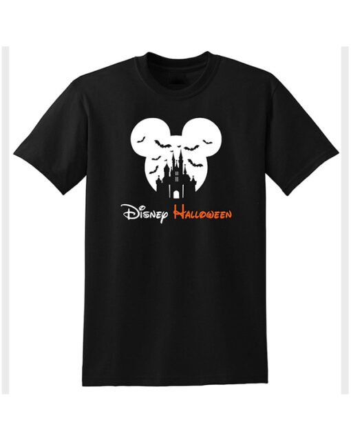 Halloween 2023 Disney Logo Black T-shirt