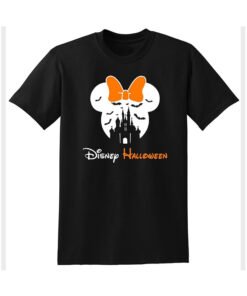 Halloween 2023 Disney Logo Black T-shirt
