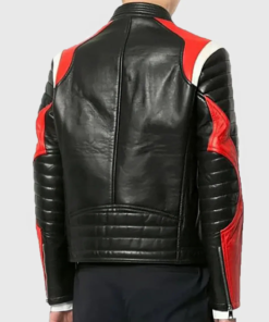 Holt Men’s Black Biker Leather Jacket