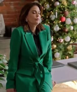 How To Fall In Love By Christmas 2023 Teri Hatcher Green Blazer