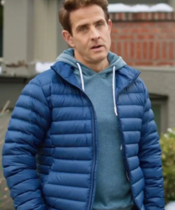 Jack Cooper Jingle Bell Love 2024 Blue Puffer Quilted Jacket