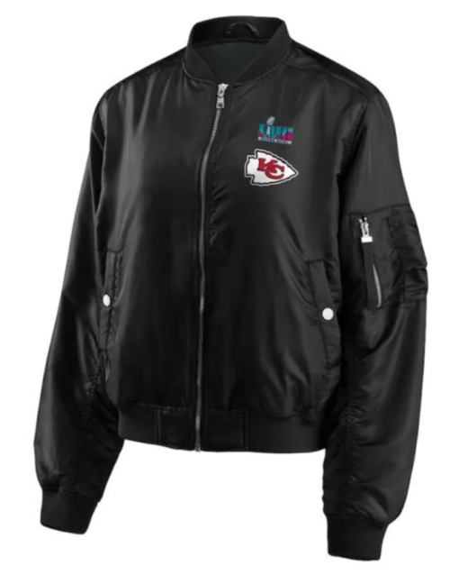 Kansas City Chiefs Super Champions Black Bomber Jacket