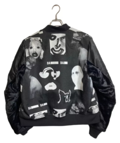 Kidill Anarchy Ma-1 Black Bomber Flight Jacket
