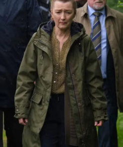 Julie Jackson Sherwood Green Cotton Hooded Jacket