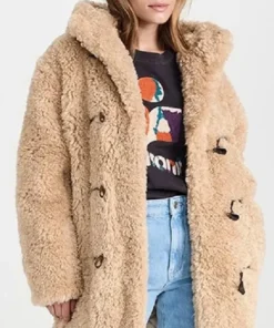 Lily Collins Emily In Paris S04 Shearling Jacket