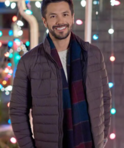 Christmas Under The Lights Marco Grazzini Grey Quilted Jacket