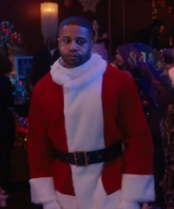 Meet Me Next Christmas Christina Milian Santa Claus Suit