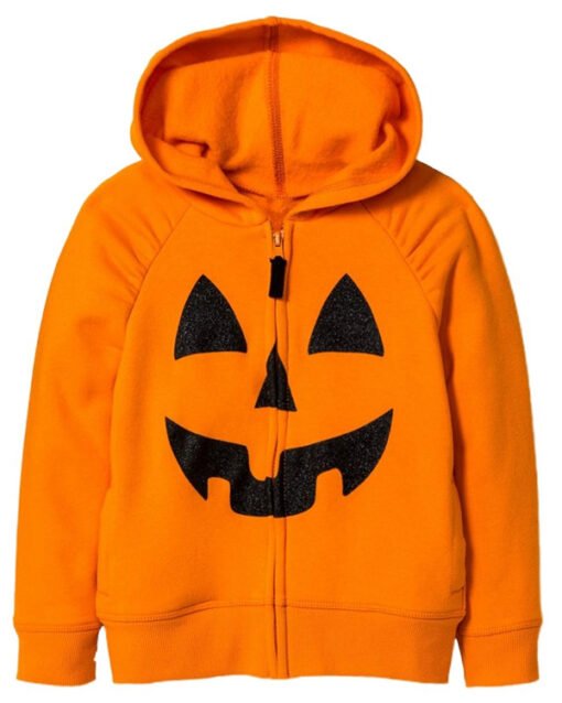 Halloween Pumpkin Orange Hoodie