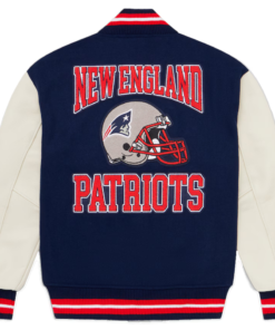 Men’s Ovo X Nfl Navy New England Patriots Varsity Jacket
