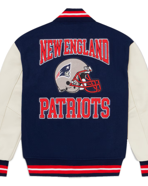 Men’s Ovo X Nfl Navy New England Patriots Varsity Jacket