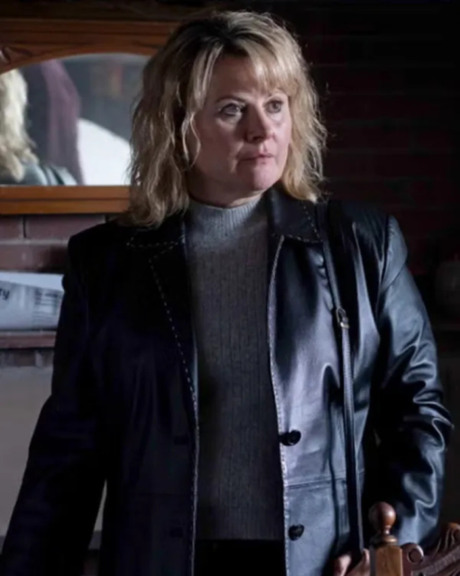 Ann Branson Sherwood Black Leather Jacket