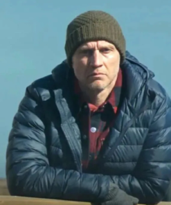 Murder In A Small Town Gordon Murphy Blue Puffer Jacket